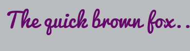 Image with Font Color 66096B and Background Color BBBCBF